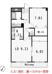ケイエル市川の間取り画像