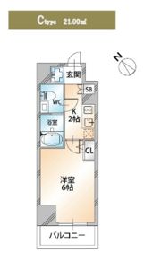 KDXレジデンス西船橋の間取り画像