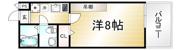アークリード今出川大宮の間取り画像