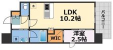 セレニテフラン谷町四丁目の間取り画像