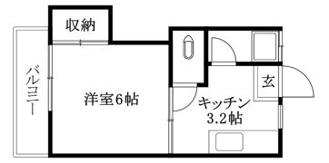 コーポ生石の間取り画像