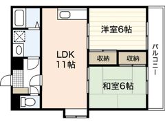 ヴィラウエスギの間取り画像
