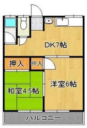 春日ハイツの間取り画像