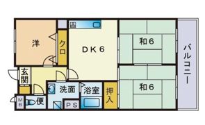 ライオンズマンション室見ガーデンの間取り画像
