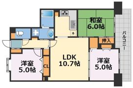 ビューネなんばの間取り画像