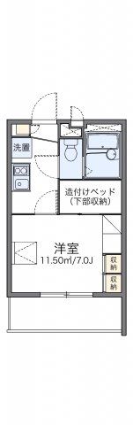 レオパレスゆうの間取り画像