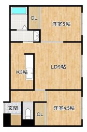 リーテ恵庭の間取り画像
