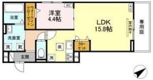 ルヴィータ川名の間取り画像