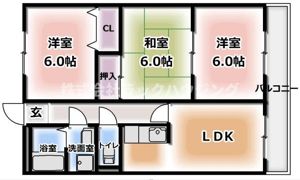 ヴェル・ヴィラージュの間取り画像