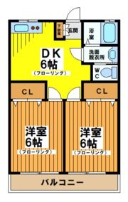 ハイムのばらの間取り画像