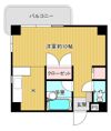 アローハイム大学病院前の間取り画像