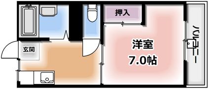 ハイツ豊津荘IIの間取り画像