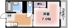 ハイツ豊津荘IIの間取り画像