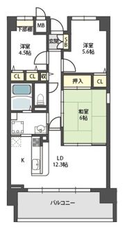 メゾンドルミエールの間取り画像