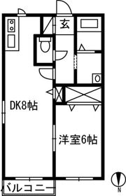 ディアコートの間取り画像