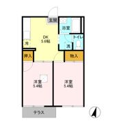 レスポワールハネサの間取り画像