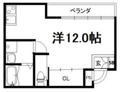 アヴェニール鞍馬口の間取り画像