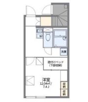 レオパレス若葉の間取り画像