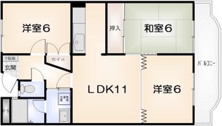 アーバンコート論田の間取り画像