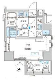 ベルシード門前仲町の間取り画像