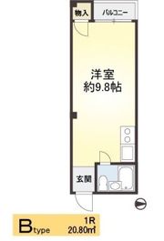 南森町ロイヤルハイツの間取り画像