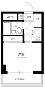 ホーユウパレス武蔵小杉の間取り画像