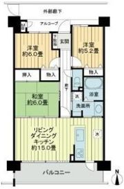サーパス市駅南の間取り画像