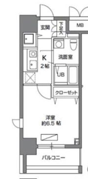 カスタリア三ノ輪の間取り画像