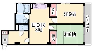 黒瀬ビルの間取り画像