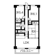 プレステージ上山手の間取り画像