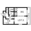 ソレイユ岸の間取り画像