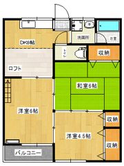 テラヴィⅡの間取り画像