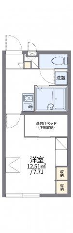 レオパレス五福北の間取り画像