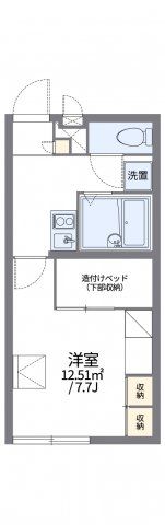 レオパレス五福北の間取り画像
