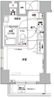 ロメック錦糸町の間取り画像