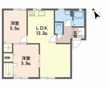 フレグランス新居 B棟の間取り画像