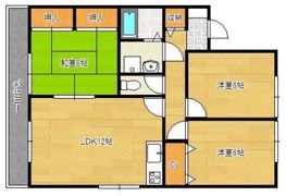 ニューセジュール緑ヶ丘の間取り画像