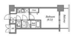 ワールドアイ難波City Gateの間取り画像