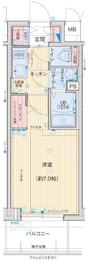 アドバンス神戸マーレの間取り画像