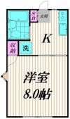 レジデンス西馬込の間取り画像