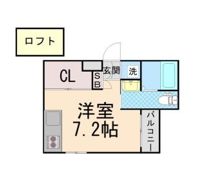 シティフラット灘の間取り画像