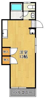プチコーポの間取り画像