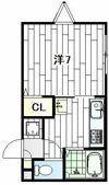 メゾンプルミエールAの間取り画像