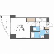 Luxe難波westの間取り画像