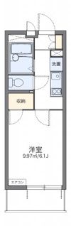 レオパレスグリーンビュー和田の間取り画像