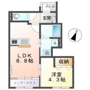 リバーサイド メイプルの間取り画像