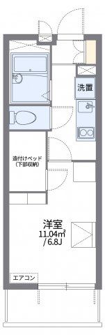 レオパレスグリーンメゾンの間取り画像