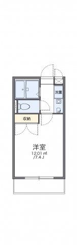レオパレス西宮北弐番館の間取り画像