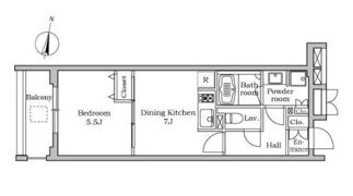 レジディア千鳥町の間取り画像
