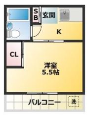 鈴木ハイムの間取り画像